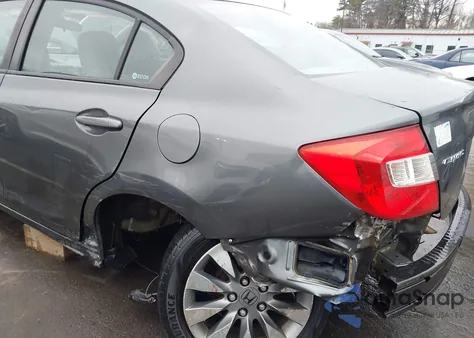 2012 Honda Civic Lx z USA, uszkodzony, nr VIN 2HGFB2F54CH332723